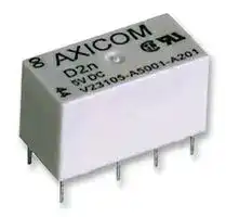 V23105A5001A201: Signal Relay, 5 VDC, DPDT, 3 A, D2n/V23105 Series, Through Hole, Non Latching