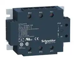 SSP3A250BDT: Solid State Relay, 3PST-NO, 50 A, 530 VAC, Panel Mount, Screw, Zero Crossing