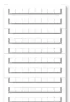 1856740000: TERMINAL MARKER, BLANK, 8MM, 800PCS