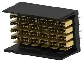 2187726-1: Connector, STRADA Whisper, 48 Contacts, 3.9 mm, Header, Press Fit, 4 Rows