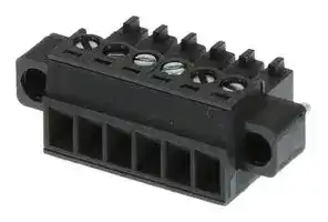 39504-0006: 3.5MM EURO PLUG RA BLK ME 6CKT