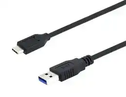 U3A00015-075M: USB Cable, Type A Plug to Type C Plug, 750 mm, 2.5 ft, USB 3.0, Black