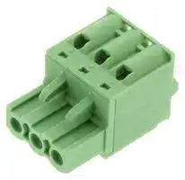 1873061: Pluggable Terminal Block, 5.08 mm, 3 Ways, 24 AWG, 12 AWG, 2.5 mm², Push In