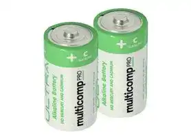 MP-PSG91112: Battery, 1.5 V, C, Alkaline, 8 Ah, Raised Positive and Flat Negative, 2