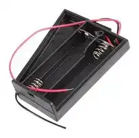 SBH-321-3A: Battery Holder, AA x 2, Wire Leads