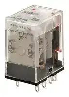 MY2-GS AC110/120: Power Relay, DPDT, 120 VAC, 5 A, MY Series, Socket, Non Latching