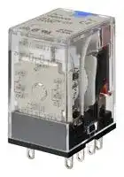 MY2IN-GS AC110/120: Power Relay, DPDT, 120 VAC, 5 A, MY Series, Socket, Latching