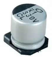 UCL1C101MCL1GS: SMD Aluminium Electrolytic Capacitor, Radial Can - SMD, 100 µF, 16 V, 2000 hours @ 85°C, Polar
