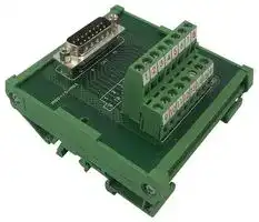 MOD-25-M — Terminal Block Interface, D Sub 25 Position Plug, Screw Type 26 Position Terminal Block