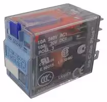 C7-A20X24D: General Purpose Relay, C7 Series, Power, DPDT, 24 VDC, 10 A