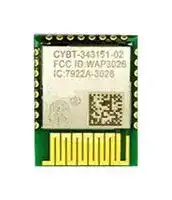 CYBT-343151-02: Bluetooth 5.0 + EDR, Class -1, -2 Module, 2.3V to 3.6V Supply, 250m Range, 3Mbps, -89dBm Sensitivity