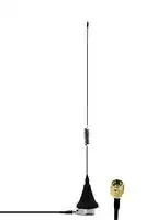 TANGO18/SMAM/3M/S/S/19: Antenna Whip, Through Hole Screw, Quad GSM & 3G, 850 - 2170 MHz, 4 dBi, RG174 3m Lead, SMA Male