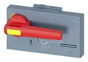 3VW9727-0EK15: Rotary Operator, Front Mounted, 3VA27 Series Molded Case Circuit Breakers