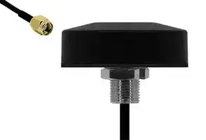 TANGO24/1M/SMAM/S/RP/17: Antenna Puck, Through Hole Mount, IP67, WiFi, WLAN, 2.4 -2.483 GHz, Cable 1m, 3 dBi, SMA Male