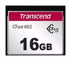 TS16GCFX602: Flash Memory Card, MLC NAND, CFast 2.0 Card, 16 GB