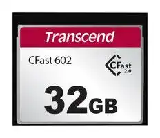 TS32GCFX602: Flash Memory Card, MLC NAND, CFast 2.0 Card, 32 GB
