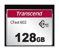 TS128GCFX602: Flash Memory Card, MLC NAND, CFast 2.0 Card, 128 GB