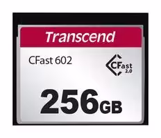 TS256GCFX602: Flash Memory Card, MLC NAND, CFast 2.0 Card, 256 GB