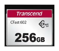 TS256GCFX602: Flash Memory Card, MLC NAND, CFast 2.0 Card, 256 GB