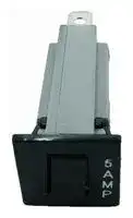 MP006310: Thermal Circuit Breaker, Rocker Reset, MP 102 Series, 500 mA, 2 Pole, 50 V, 250 V, Panel