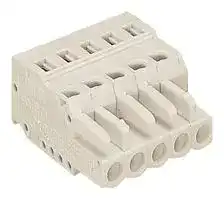 0721-0104/0026-0000/RN01-0000: Pluggable Terminal Block, 5 mm, 4 Ways, 28 AWG, 12 AWG, 2.5 mm², Clamp