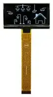 MCOT128064U1V-WM: Graphic OLED, 128 x 64 Pixels, White on Black, 3V, I2C, Parallel, SPI, 73mm x 41.9mm, -40 °C