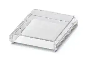 2947925: Covering Hood, Polycarbonate Housing, Transparent, -40°C to 125°C, 38 mm x 50 mm x 7.5 mm
