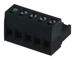 39520-0005: 5.0MM EURO PLUG RA BLK 5CKT