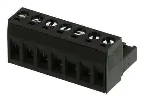 39520-0007: 5.0MM EURO PLUG RA BLK 7CKT