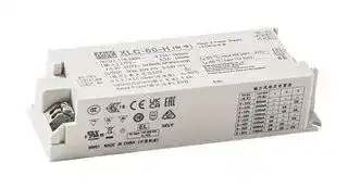 XLC-60-12-DA2: LED Driver, Built-in DALI-2, LED Lighting, 60 W, 12 VDC, 5 A, Constant Voltage, 110 V