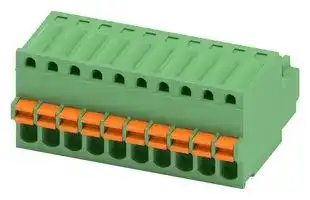 1881406: Pluggable Terminal Block, 2.5 mm, 10 Ways, 26 AWG, 20 AWG, 0.5 mm², Push In