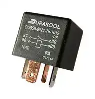DG85B-7011-76-1012-DR: Automotive Relay, 12 VDC, 60 A, SPDT, Plug In, Quick Connect, DG85 Series