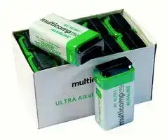 MP-PSG91117: Battery, 9 V, PP3, Alkaline, 475 mAh, Snap Contact