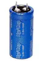 VEC3R0156QG: Supercapacitor, 15 F, 3 V, Radial Leaded, -10%, +30%, 5 mm, 1000 hours @ 65°C