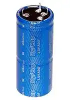 VEC3R0 507QG: Supercapacitor, 500 F, 3 V, Snap-In, -10%, +30%, 1000 hours @ 65°C