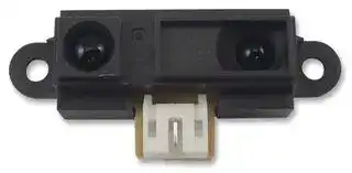 GP2Y0A21YK0F: Distance Measuring Sensor, Optoelectronic, 80 cm, Analogue, 4.5 V to 5.5 V