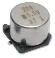 FC0H104ZFTBR24: Supercapacitor, EDLC, 0.1 F, 5.5 V, Solder, -20%, +80%, 1000 hours @ 70°C