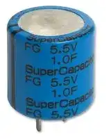 USCFG00H225Z00: Supercapacitor, 2.2 F, 5.5 V, Radial Leaded, -20%, +80%, 7.62 mm, 1000 hours @ 70°C