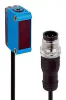 GL6-N7211: Photoelectric Sensor, 6m, NPN, Retroreflective, 10 to 30VDC, 4 Pin M12 Connector Cable, G6 Series