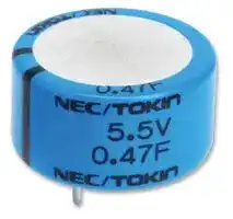 USCFYD0H473Z00: Supercapacitor, 47000 µF, 5.5 V, Radial Leaded, -20%, +80%, 5.08 mm, 1000 hours @ 70°C