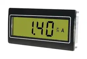 DPM951-T — Panel Meter, Process, 3-1/2 Digit, 10 mm H, 7 to 12 VDC, 45 mm W x 22 mm H Cutout