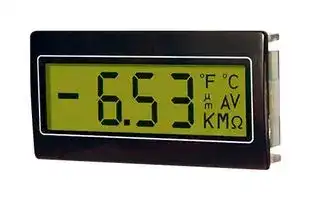 DPM952-T: Panel Meter, Process, 3-1/2 Digit, 14 mm H, 7 to 12 VDC, 45 mm W x 22 mm H Cutout