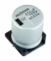 UCM1C101MCL1GS: SMD Aluminium Electrolytic Capacitor, Radial Can - SMD, 100 µF, 16 V, 2000 hours @ 105°C, Polar