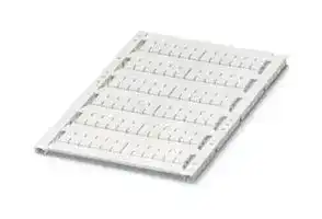 0803204: Terminal Block Marker, Marker Strip, Weidmuller Terminal Blocks, UniCard