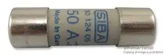 50-124-06/50A: Fuse, Semiconductor, Class gR, 50 A, Very Fast Acting, 14mm x 51mm, 0.55" x 2"