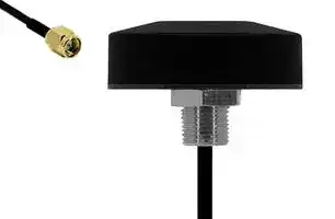 TANGO27/2.5M/SMAM/S/S/17: Antenna Puck, Through Hole Mount, GSM & 3G, 850 MHz to 2.1 GHz, 2.16 dBi, Cable 2.5m, SMA Male