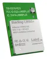 453-00046C: WLAN Module, Wi-Fi+Bluetooth, Dual-Band 2.4GHz & 5GHz, SDIO, UART, Sterling LWB5+, MHF4