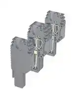SCP-PT2.5/1MGREY: Accessory, IMO SCP Series DIN Rail Terminal Blocks, Plug Connector, SCP