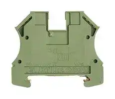 1010300000: DIN Rail Mount Terminal Block, 2 Ways, 16 AWG, 6 AWG, 10 mm², Screw