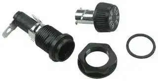 BK/HTB-24I-R: FUSE HOLDER, 6.3 X 32MM, PANEL MOUNT